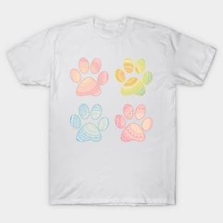 Dog paws pattern T-Shirt